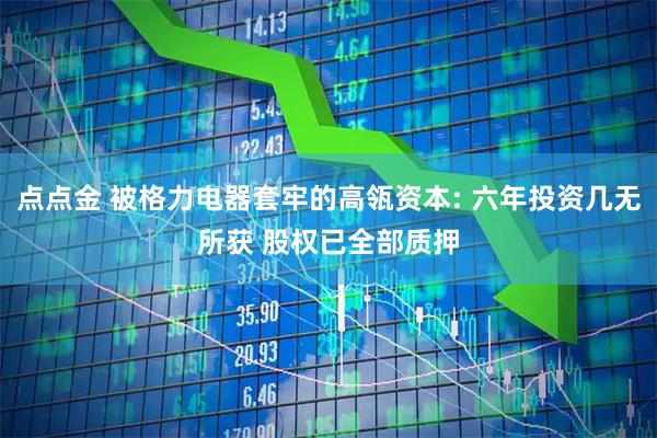 点点金 被格力电器套牢的高瓴资本: 六年投资几无所获 股权已全部质押