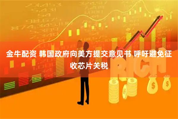 金牛配资 韩国政府向美方提交意见书 呼吁避免征收芯片关税